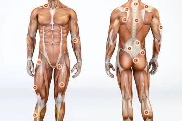 les fascias image expliquant les points d'équilibre pour l'ostéopathie